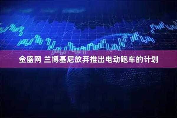 金盛网 兰博基尼放弃推出电动跑车的计划