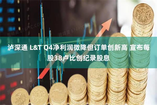 泸深通 L&T Q4净利润微降但订单创新高 宣布每股38卢比创纪录股息