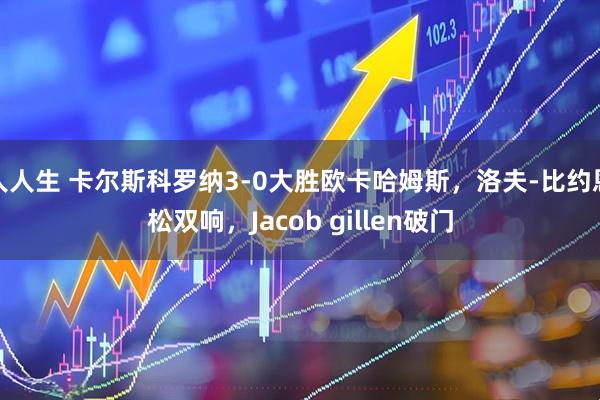 人人生 卡尔斯科罗纳3-0大胜欧卡哈姆斯，洛夫-比约恩松双响，Jacob gillen破门